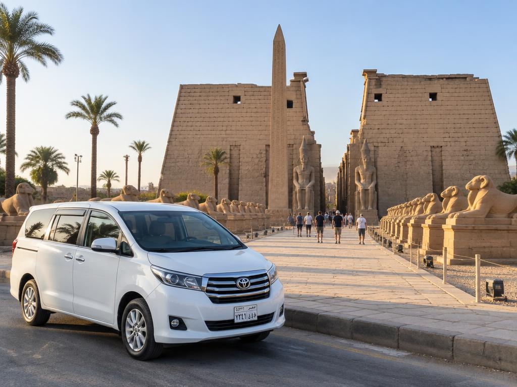 Luxor by mini van — Photo 38